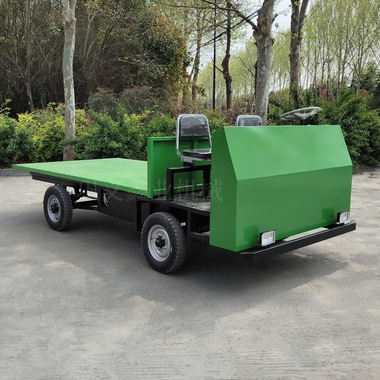 四輪電動平板車助力企業生產