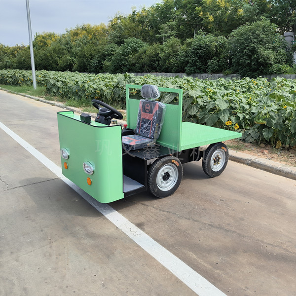 廠區搬運電動四輪平板車新品發布